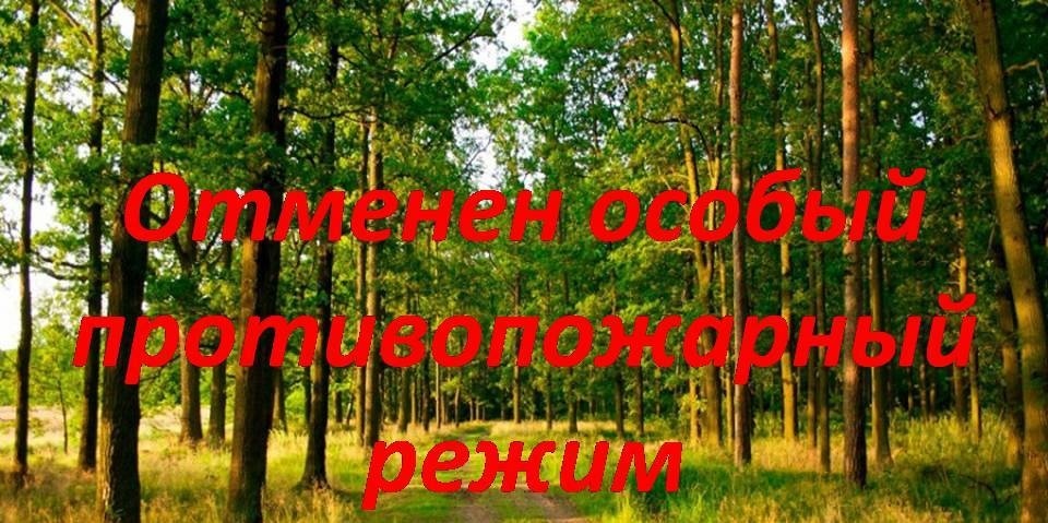 На отдельных территориях Красноярского края отменили особый противопожарный режим.